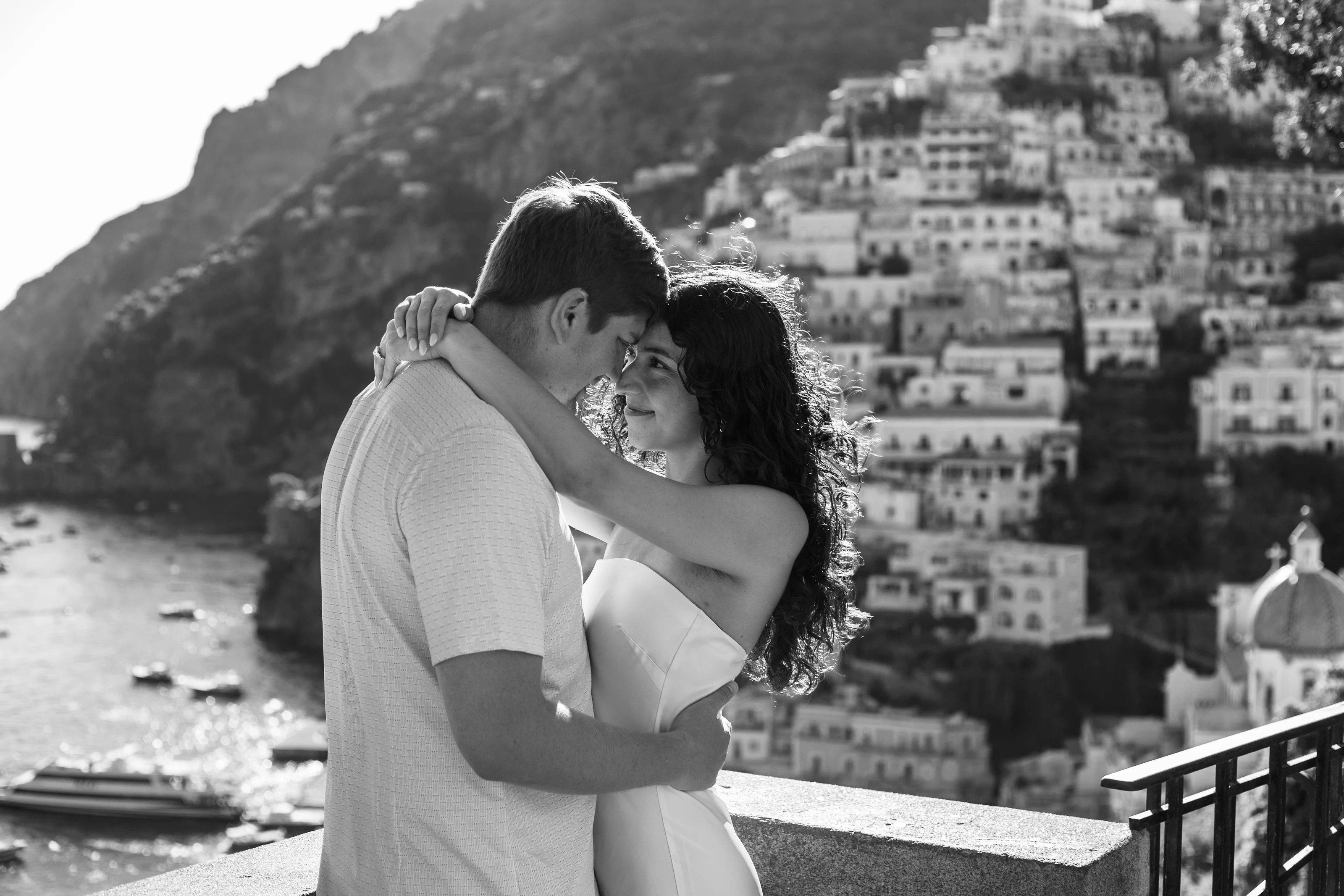 Panoramic Positano photo shoot overlooking the Amalfi Coast